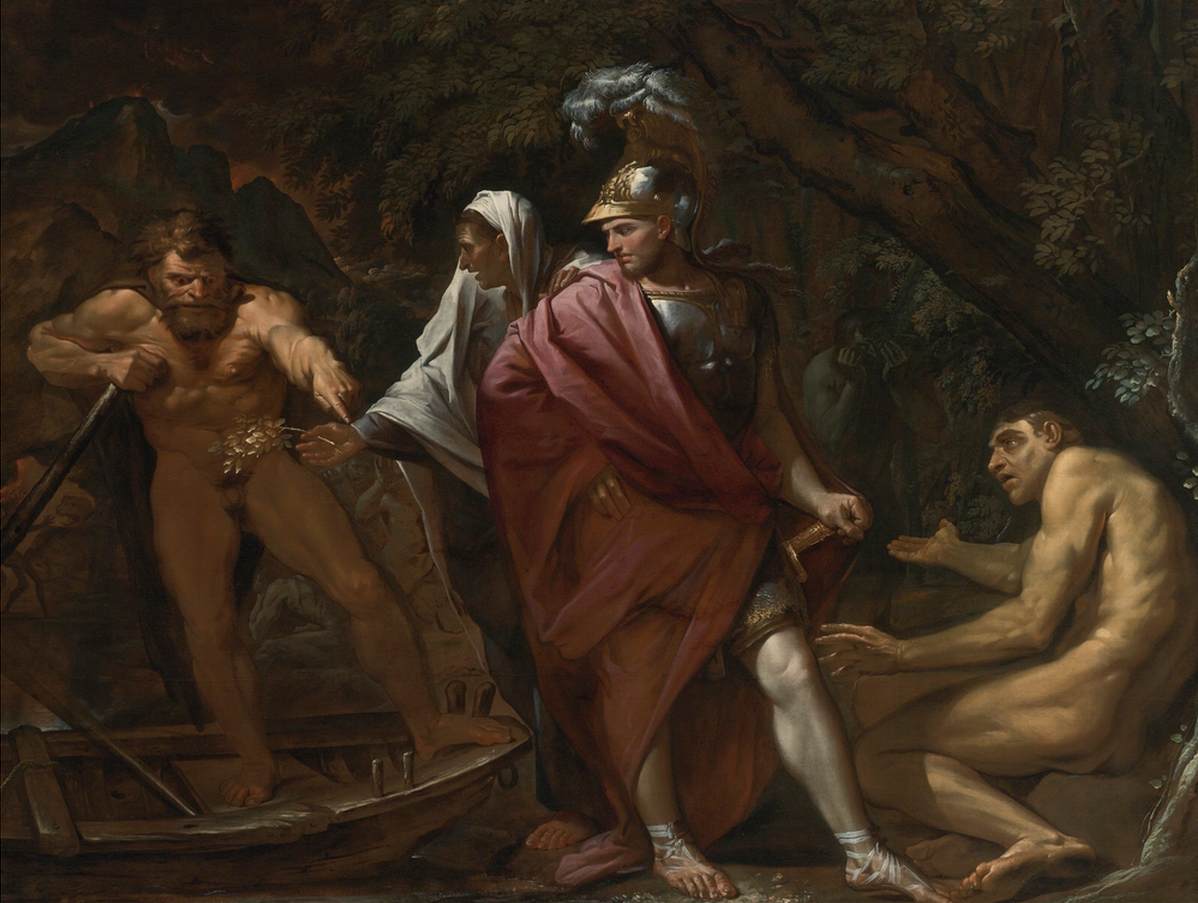 Aeneas on the Bank of the River Styx