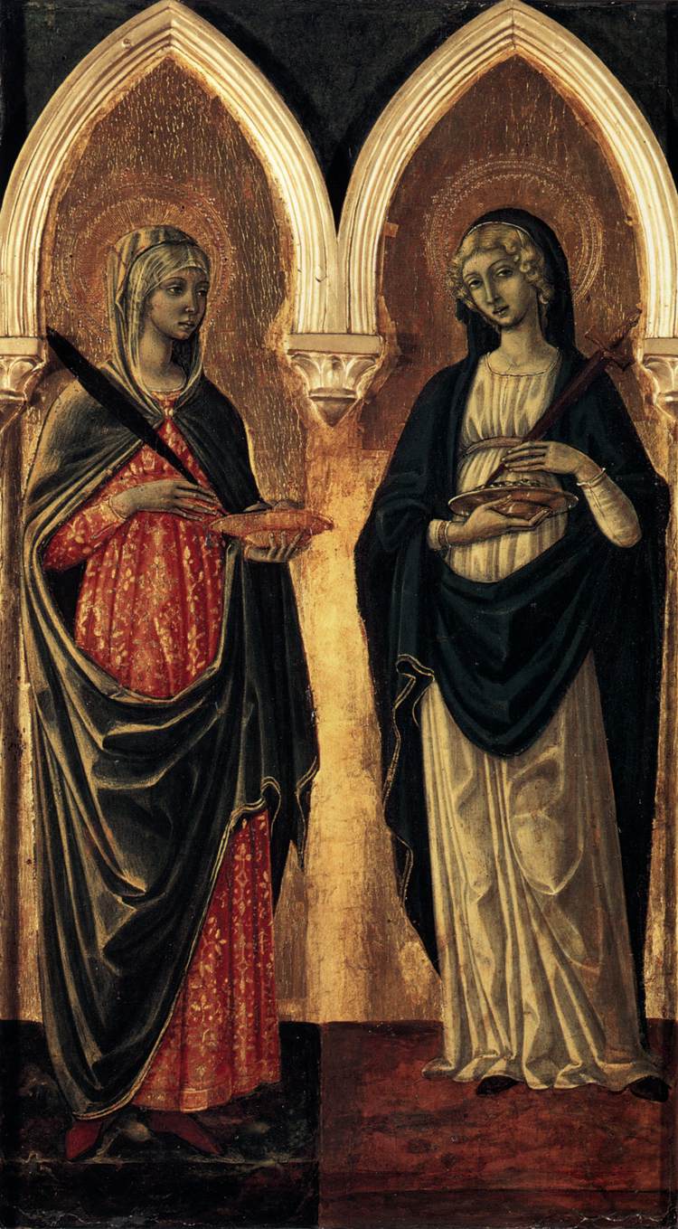 Santo Agatha e Lucia