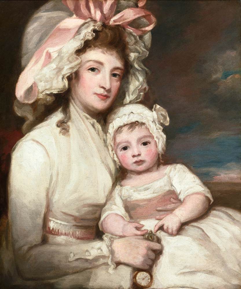 Portrait de Mme Henry Ainslie avec son fils