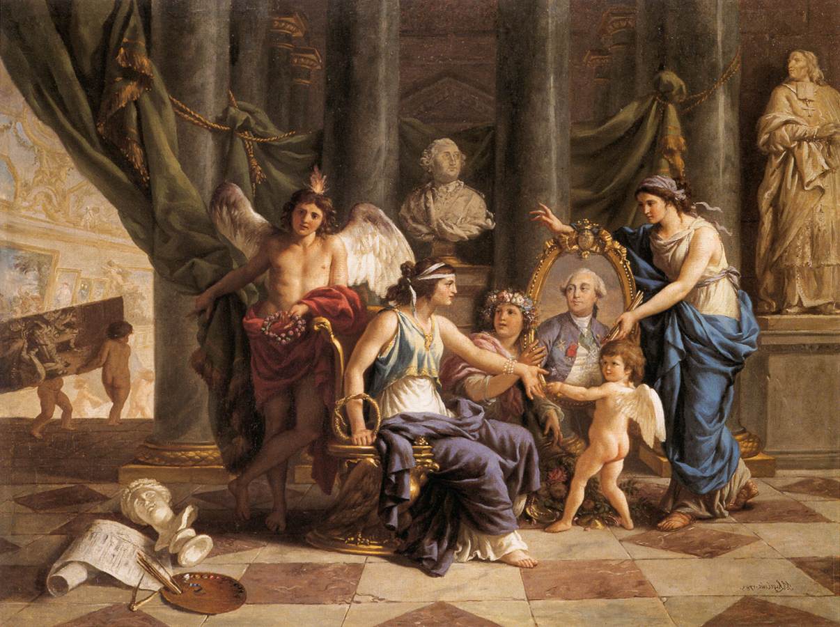 Allegory on the Installation of the Museum in the Grand Gallery of the Louvre