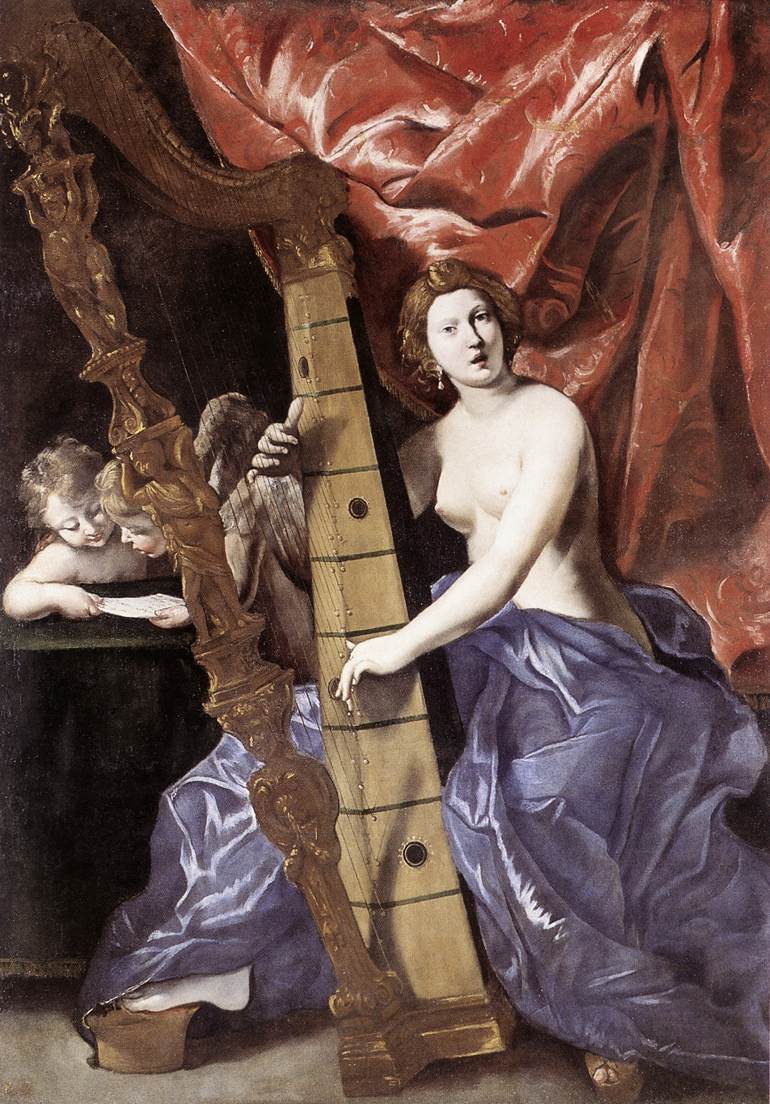 Venus Tocando El Arpa (Alegoría de La Música)