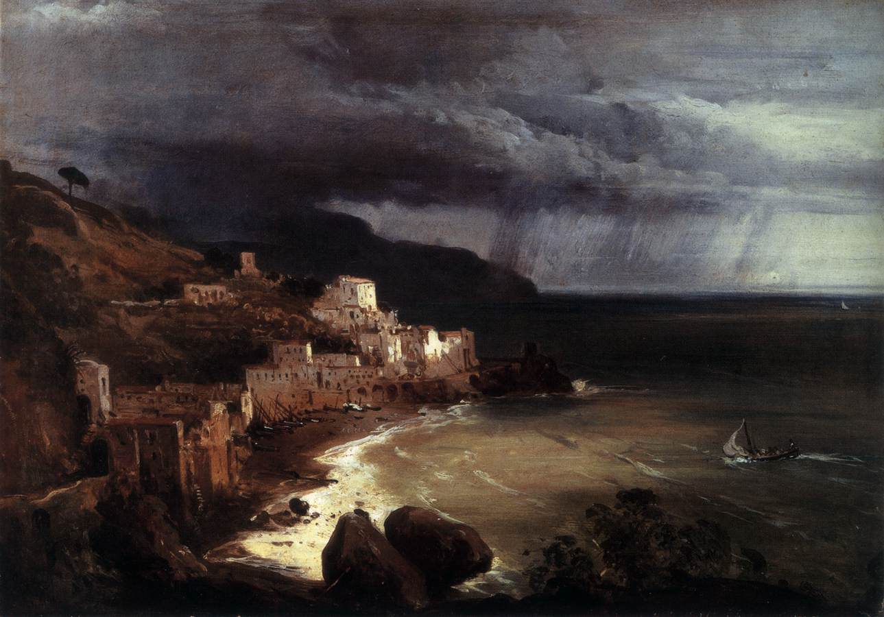 Tempesta sulla baia di Amalfi