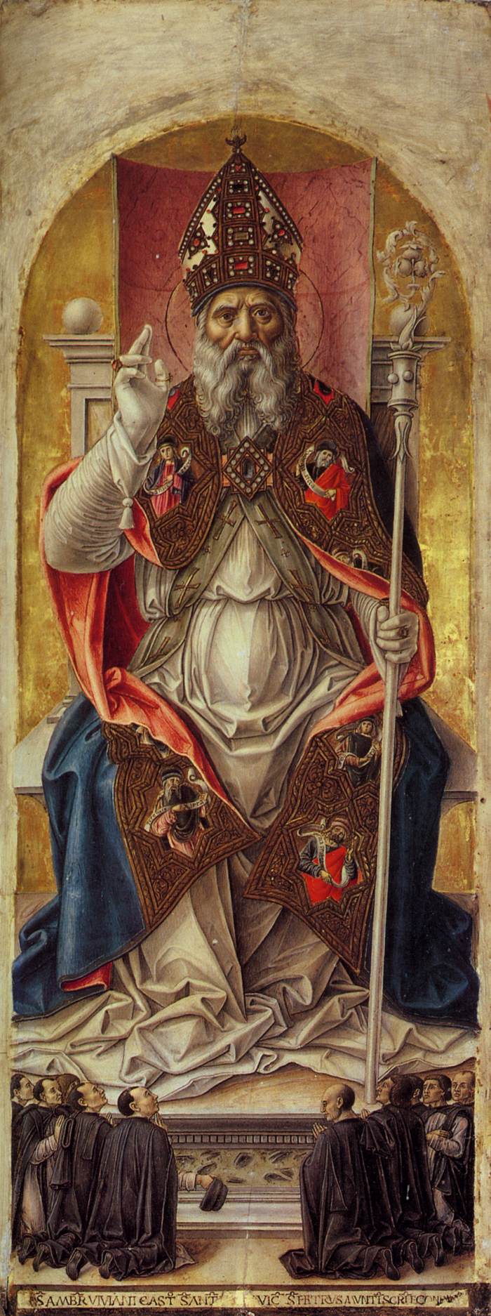Saint Ambrose Polyptych (central panel)