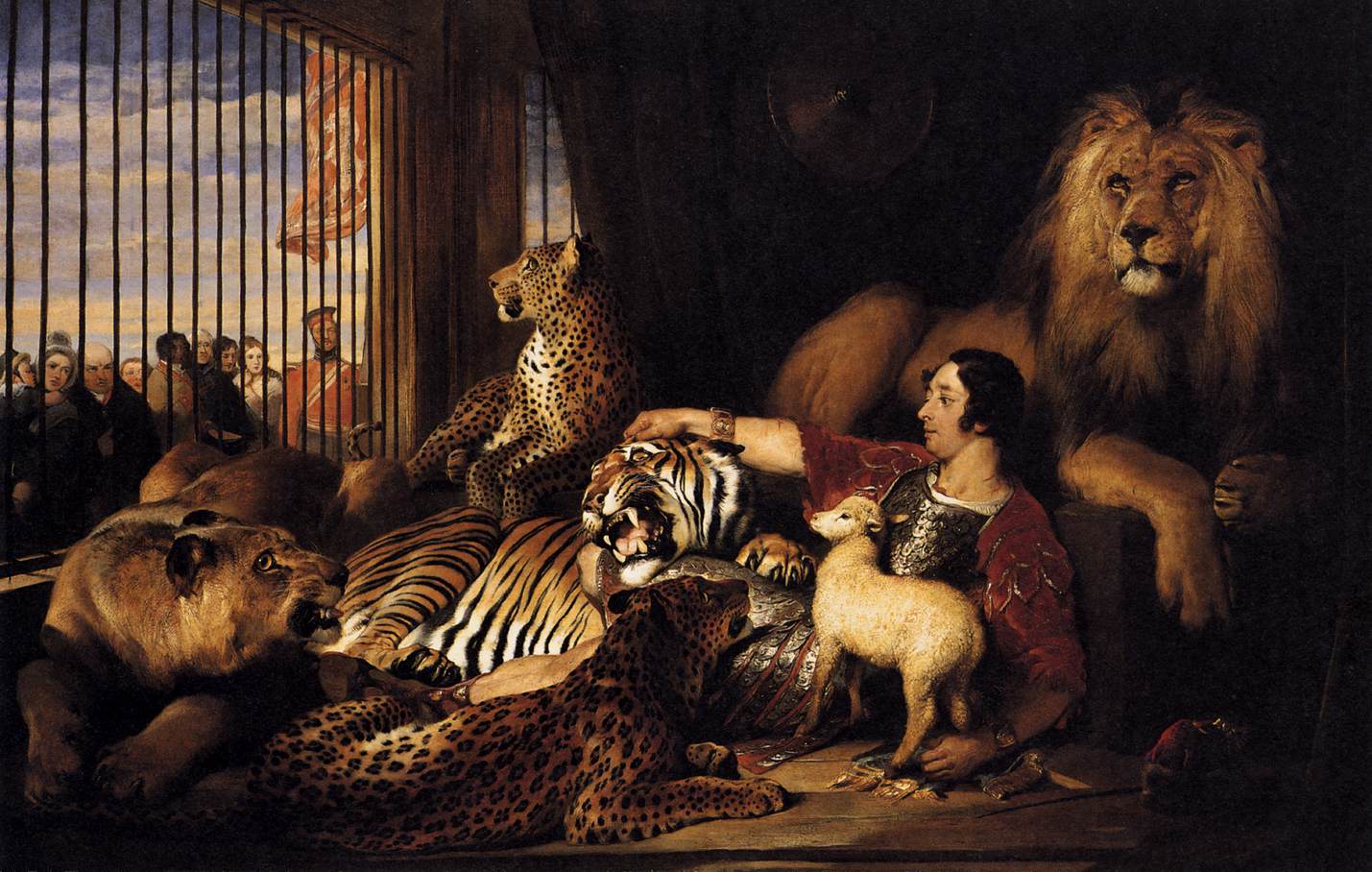 Isaac van Amburgh et ses animaux