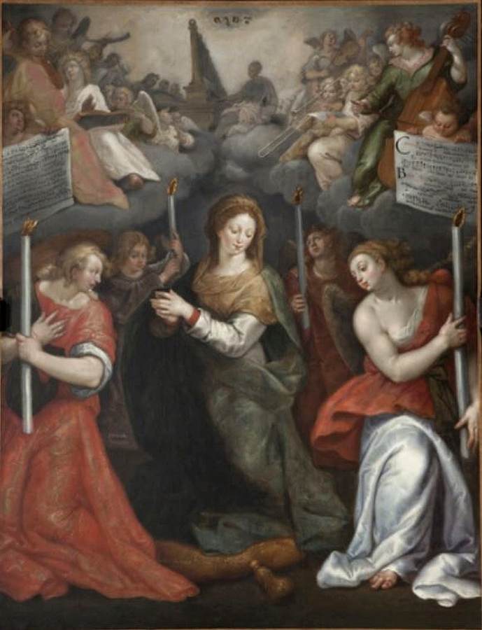 La Virgen y Los Ángeles Cantan El Magnificat
