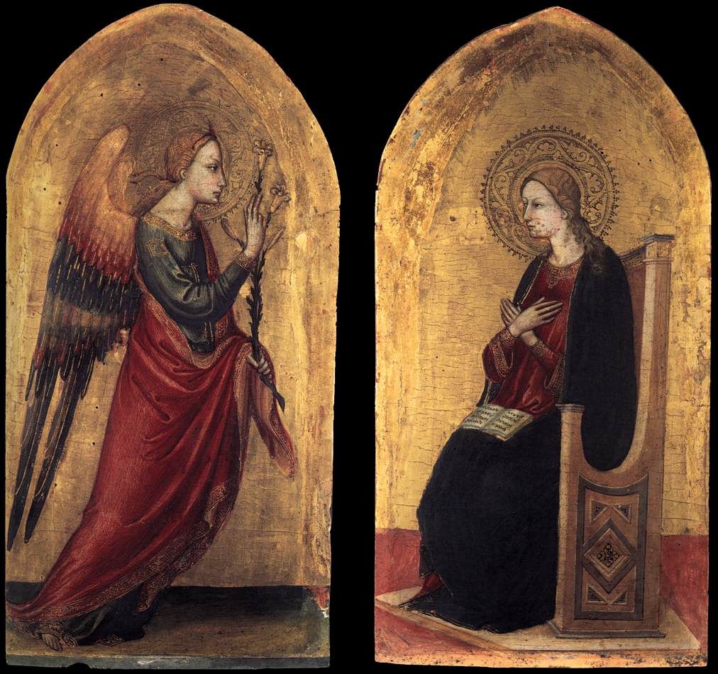 The Angel and the Virgin of the Annunciation