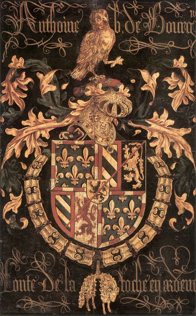 Antonio de Burgundy Arms Shield