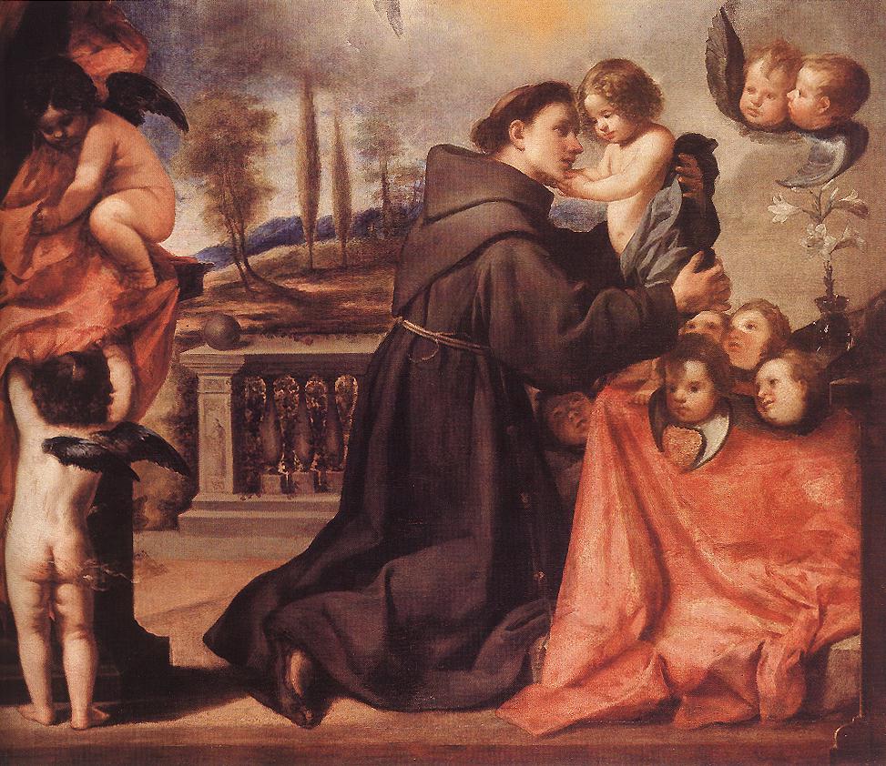 San Antonio de Padua con Cristo Niño