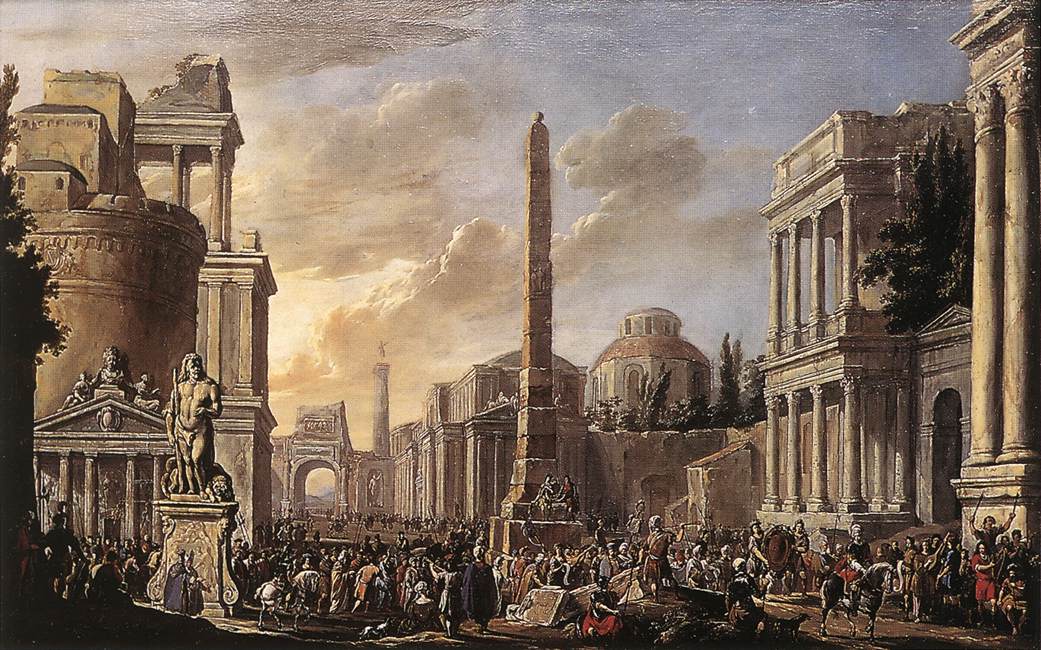 Forum of Antiquities with Triumphal Procession