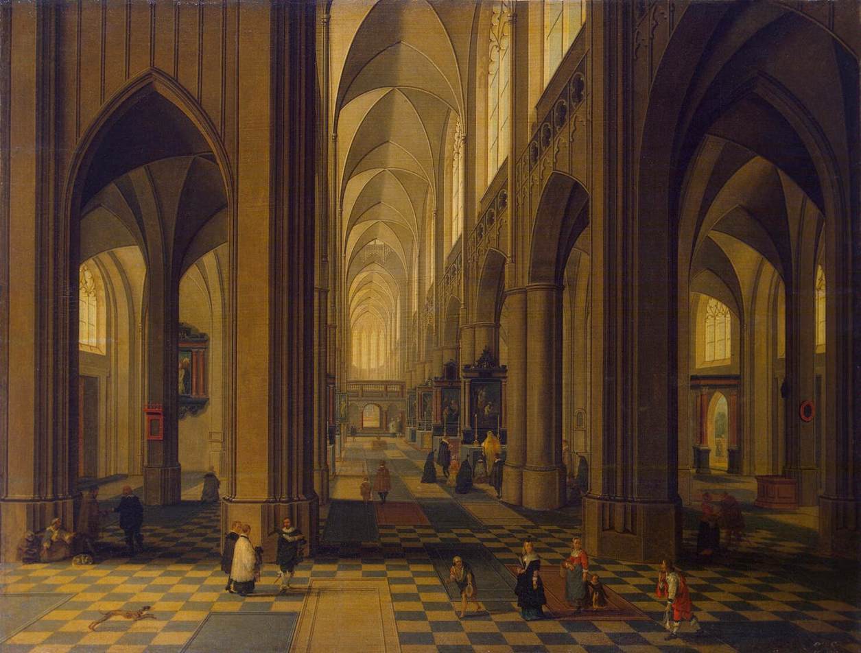 Intérieur de la cathédrale d'Anvers