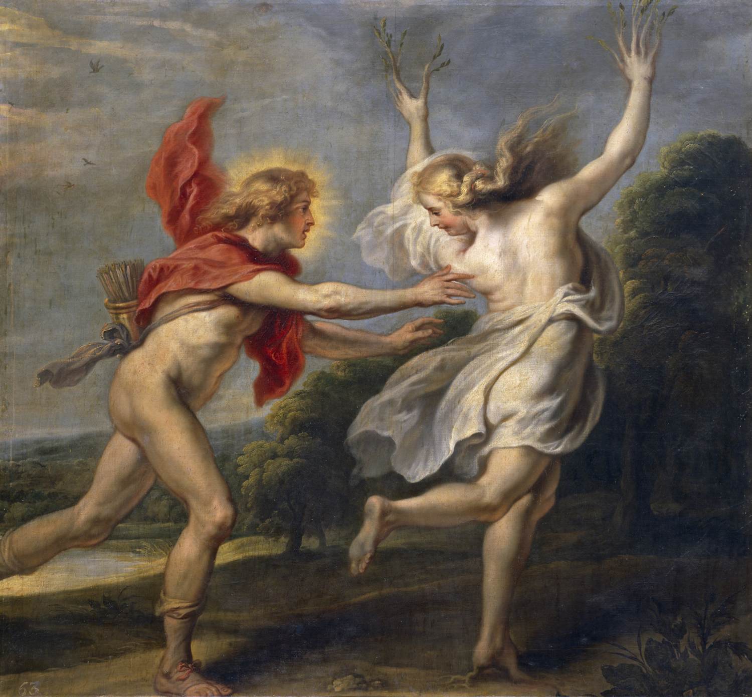 Apollo jager Dafne