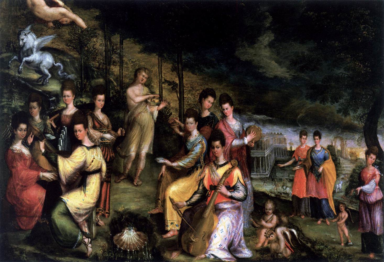 Apollo et Las Muse (Parnasse)