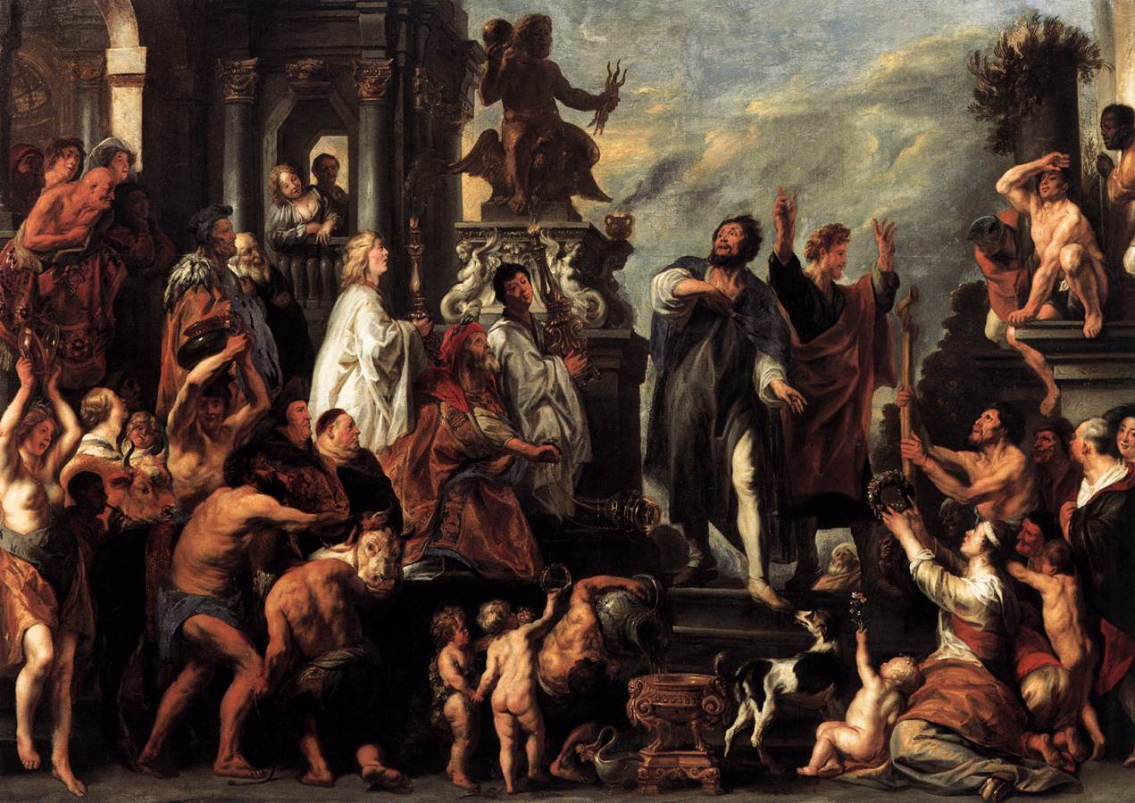 Apostles Paul and Barnabas in Lystra