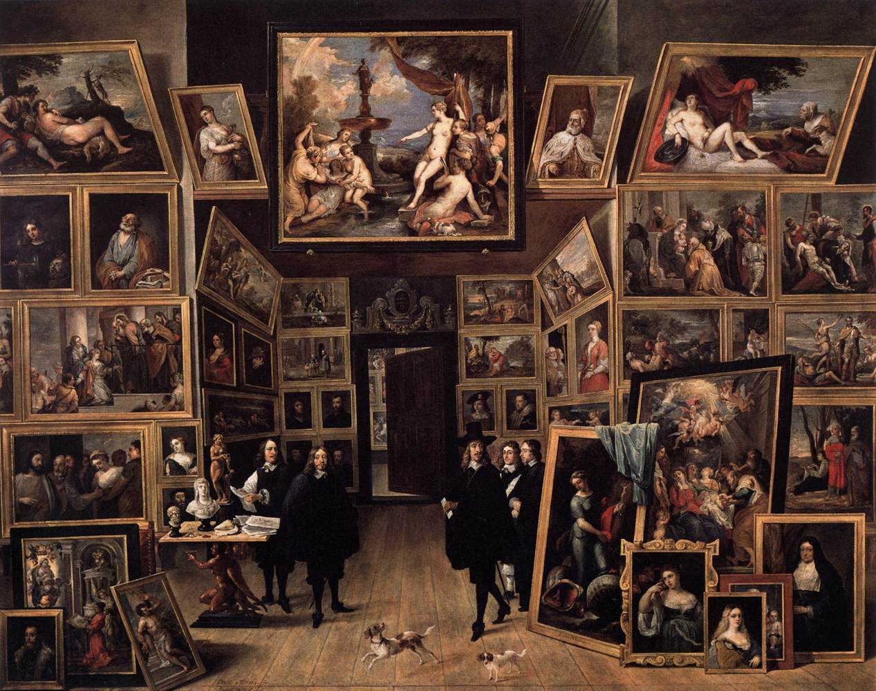 Erzherzog Leopold Wilhelm in seiner Galerie