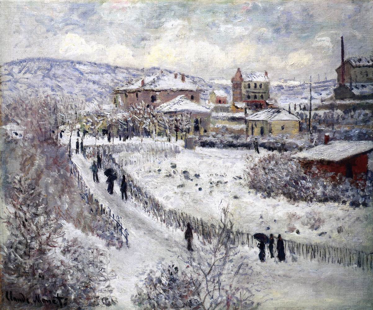 View on Argenteuil, Snow