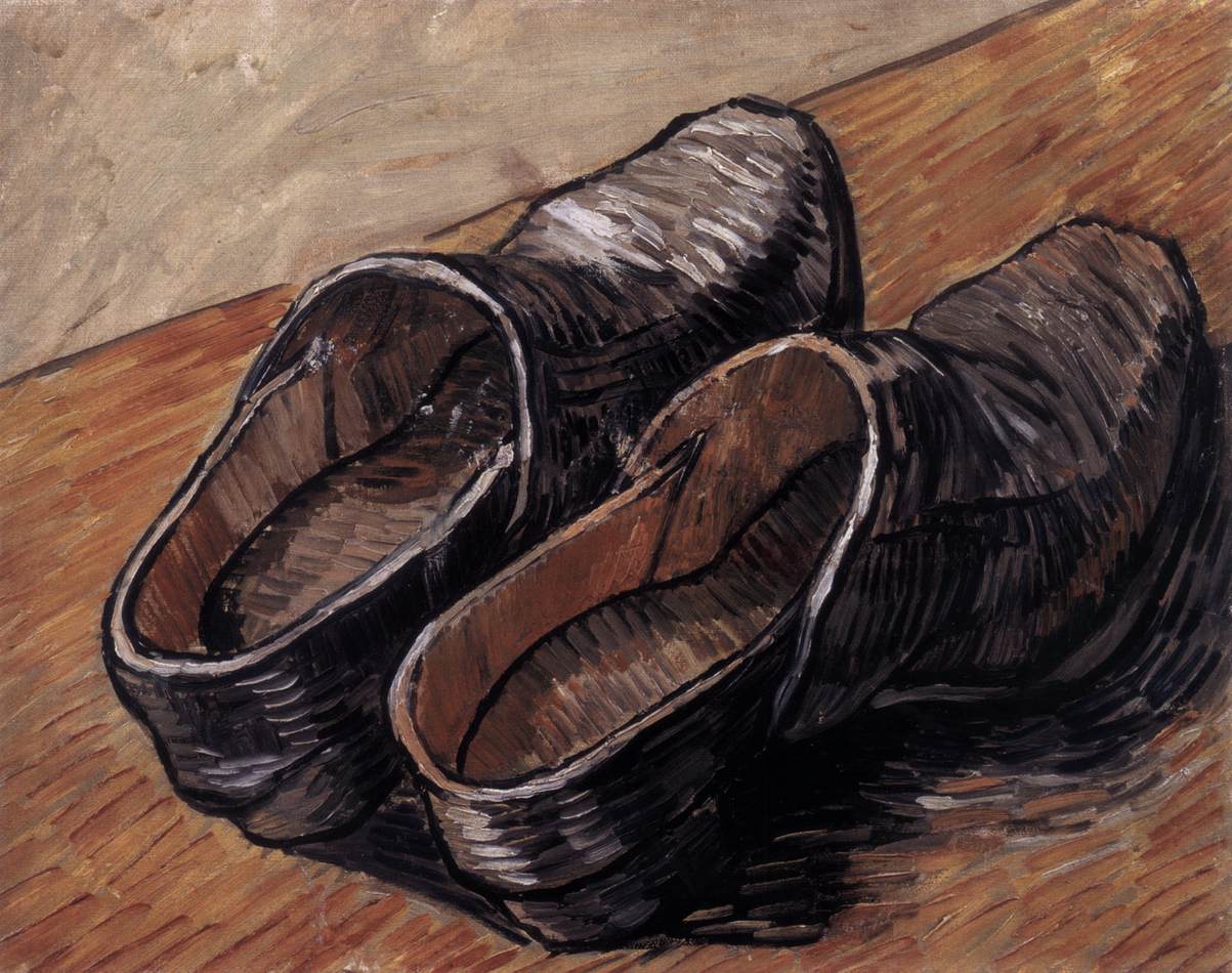 A Pair of Leather Clogs