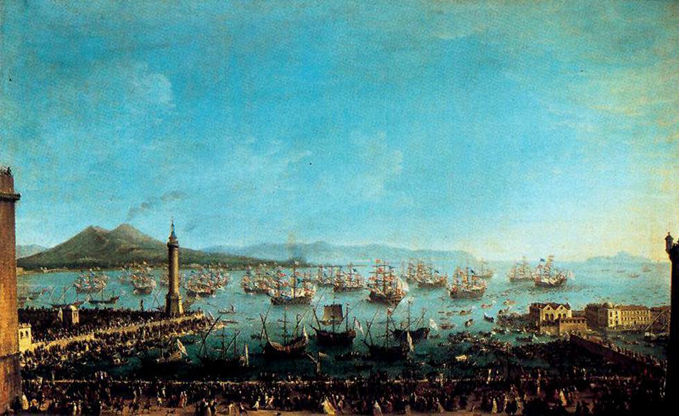 Arrivo di Carlos III a Napoli