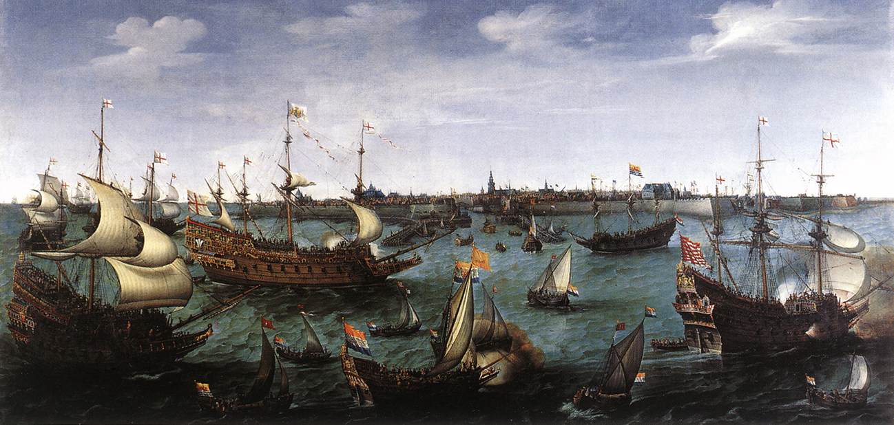 L'arrivo a Vlissingen dell'elettore palatale Federico V