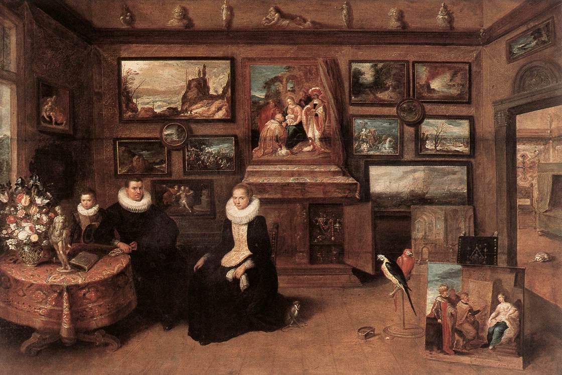 Sebastián Read in his Gallery