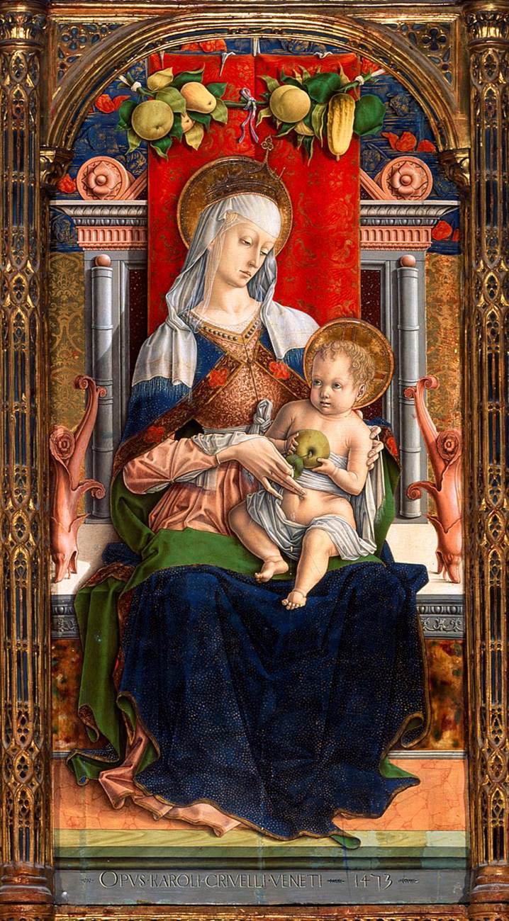 Polyptisch von San Emidio: Die Jungfrau und das Kind