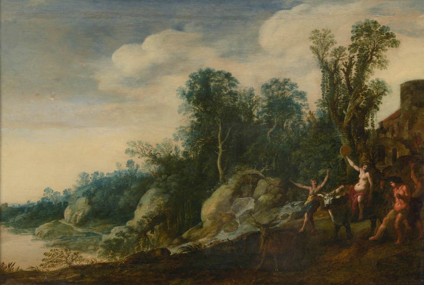 Landscape with Dancing Bacchae