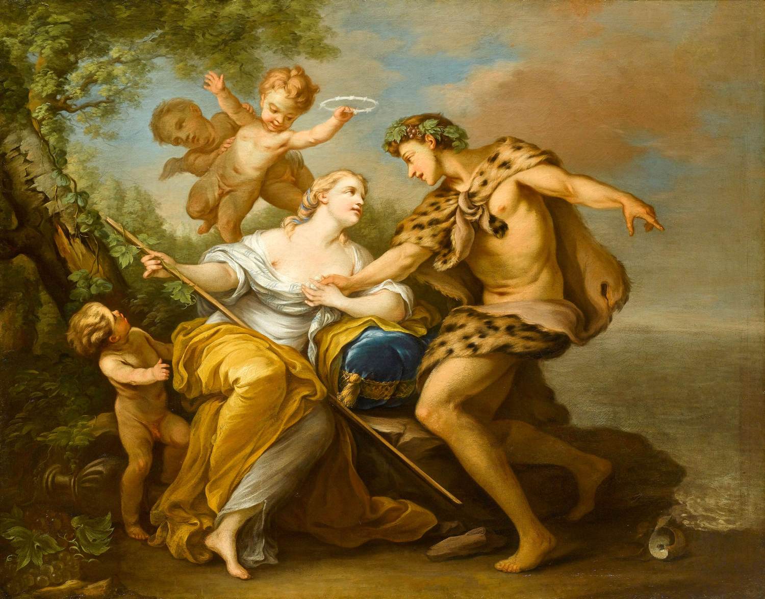 Bacchus和Ariadna