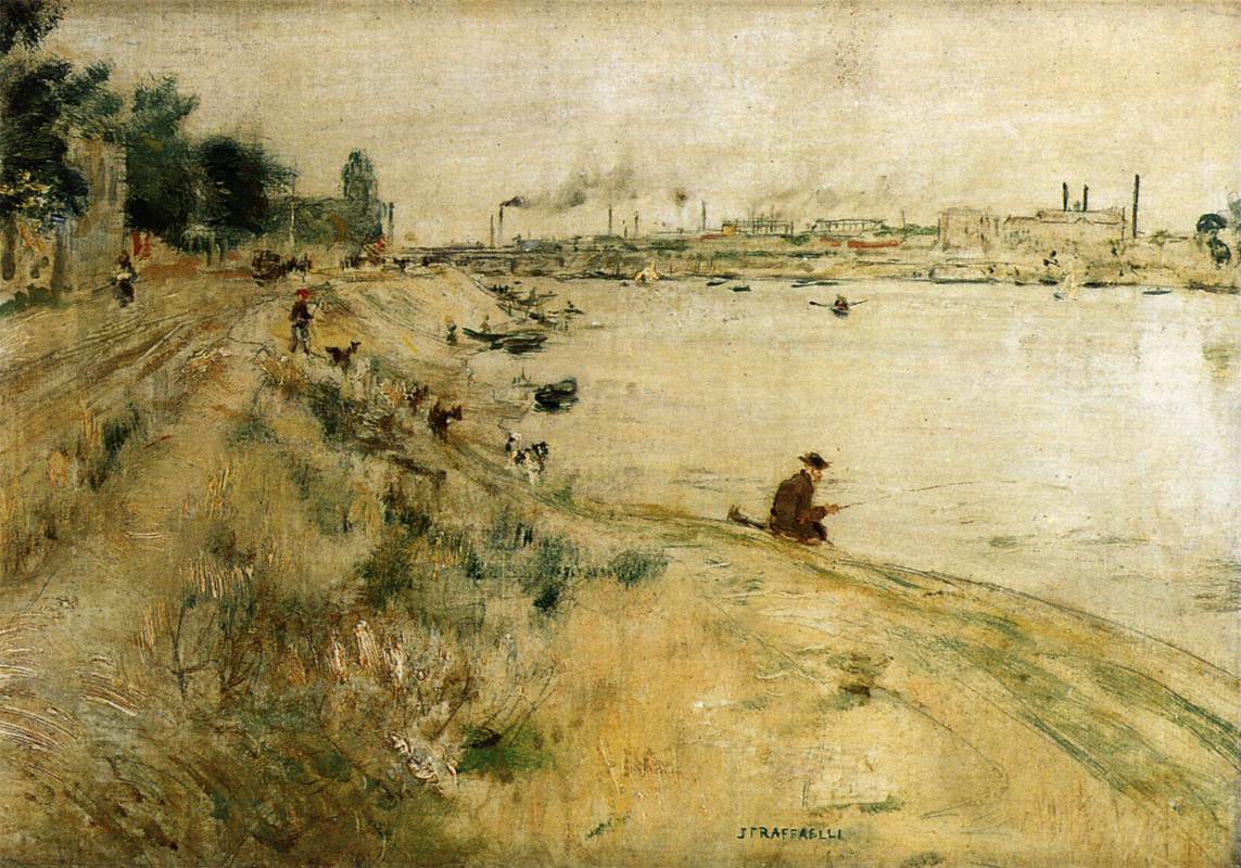 Fisherman on the banks of the Seine