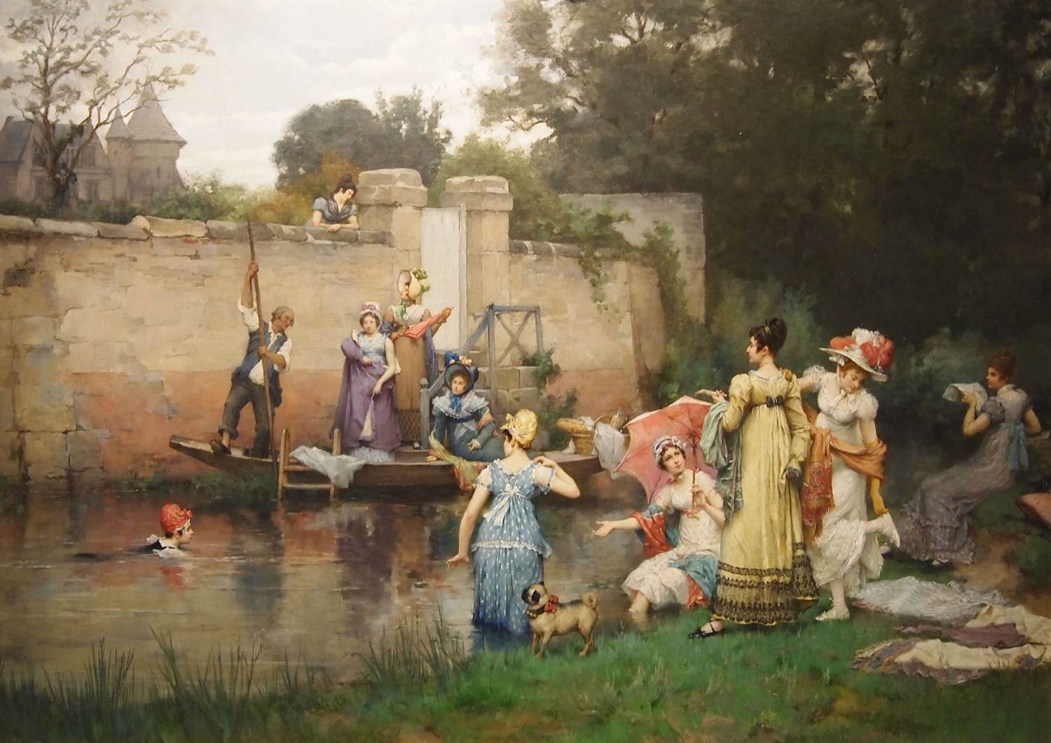 Baignade sur les dames (Le Bain des Dams)