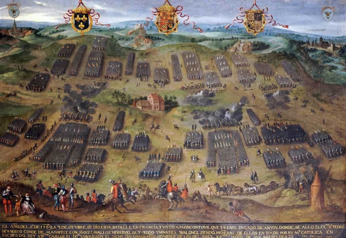 La battaglia di Moncontour, 30 ottobre 1569