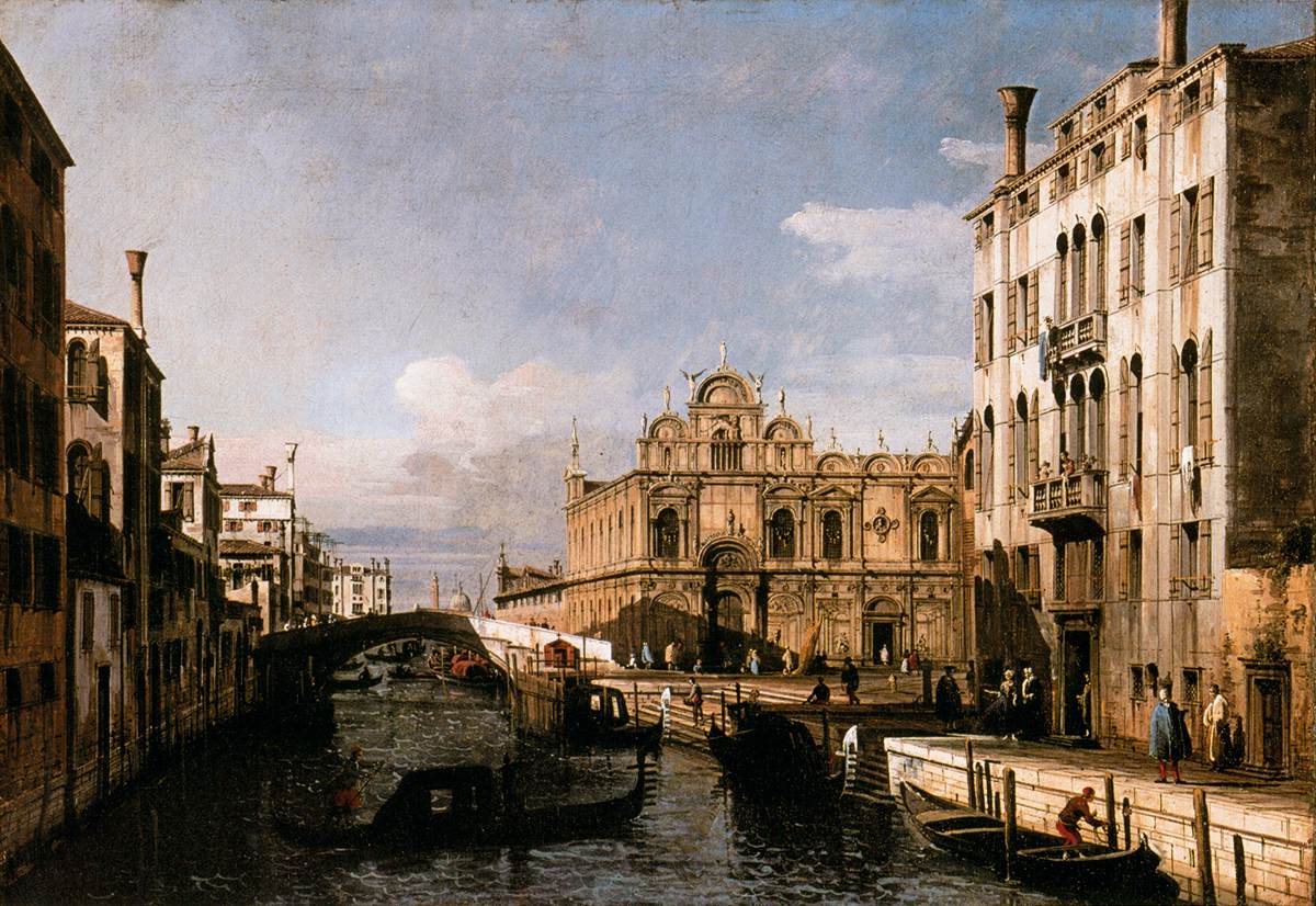 Dei Mendicanti River with the Scuola Di San Marco