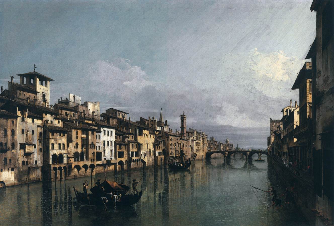 Das Arno in Florenz