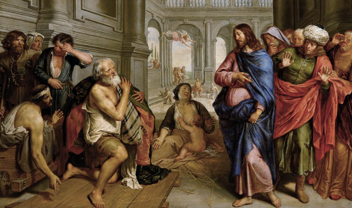 Christ Healing the Lame Man in the Bethesda Group