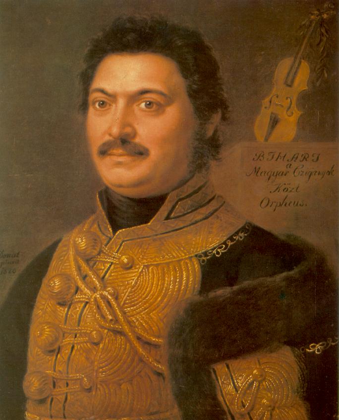 Portrait de János Bihari, compositeur et virtuose Gipsy