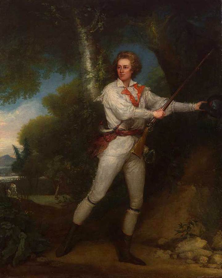 Retrato del Capitán Samuel Blodget con Vestido de Rifle