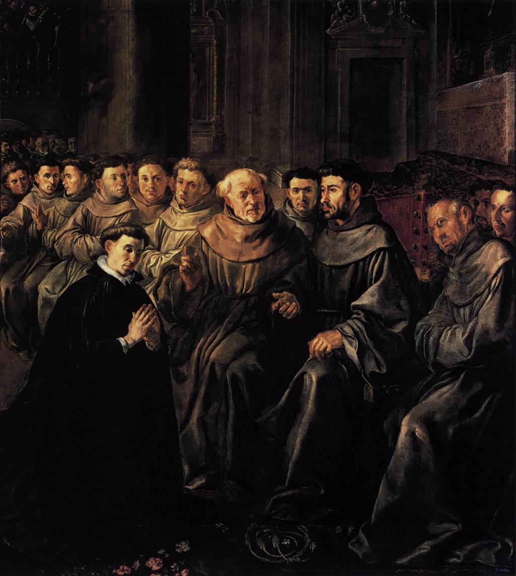 San Buenaventura entra nell'ordine francescano