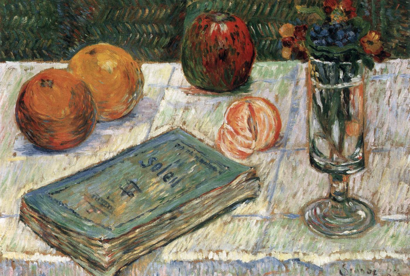 still life of a book