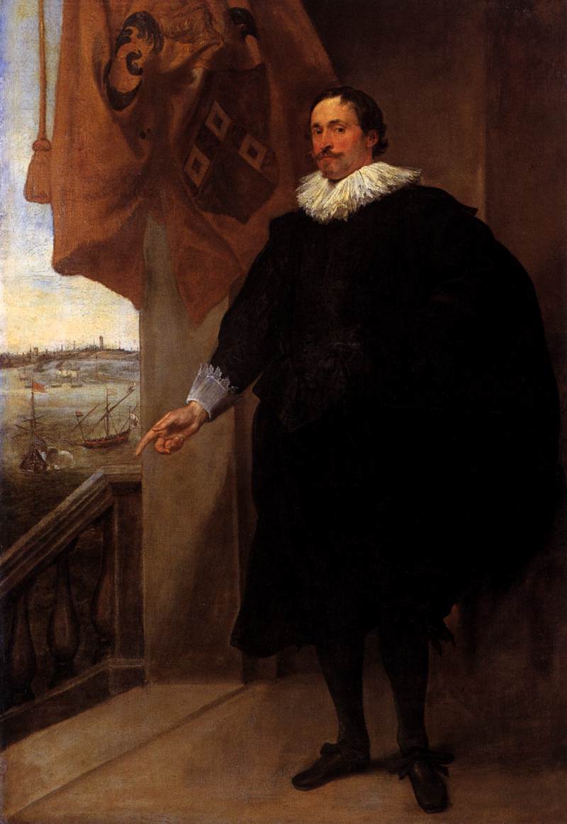 Portræt af Nicolaes van der Borght