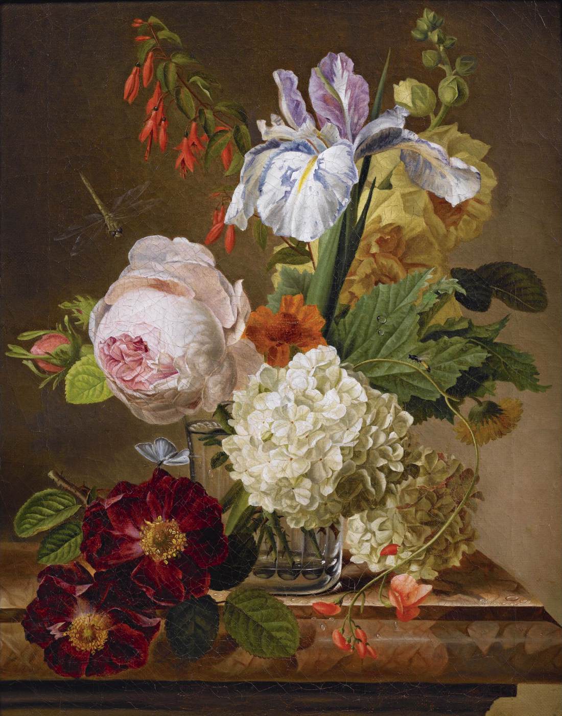 Bouquet de fleurs dans un vase