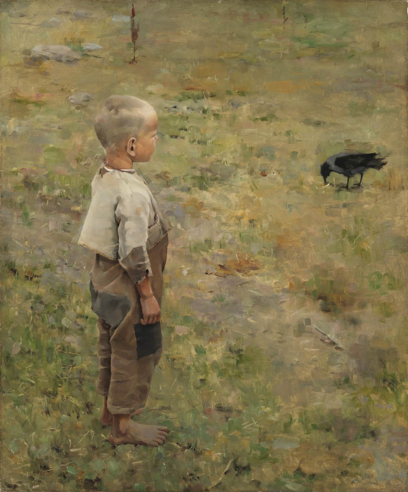 Boy with a Raven