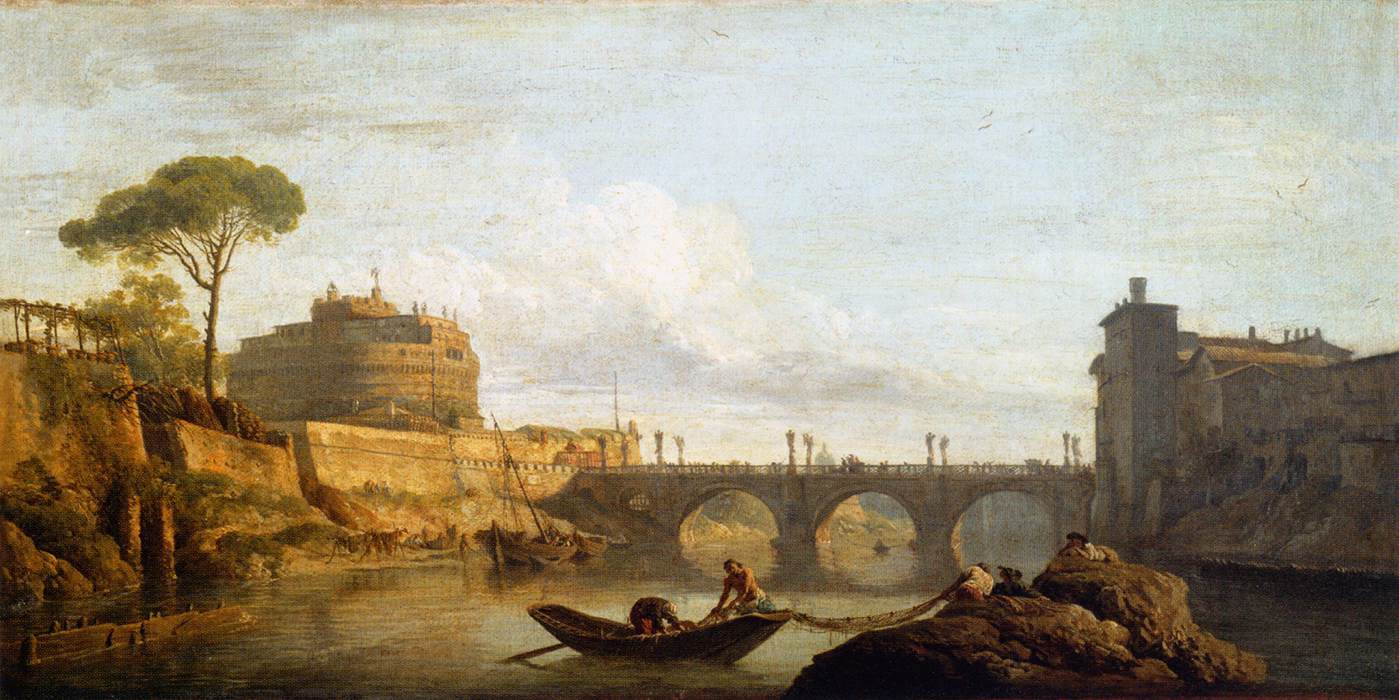 El Puente i Castel Sant'ángelo w Rzymie