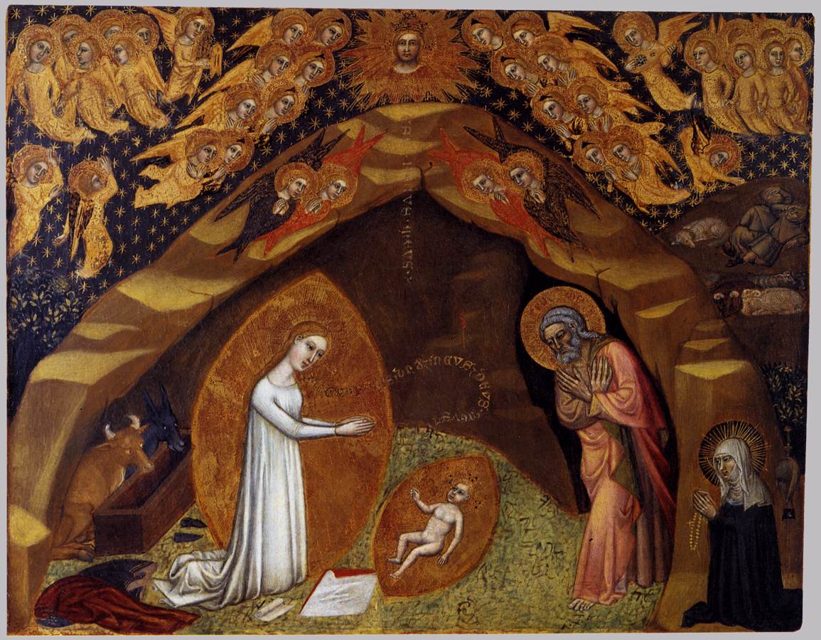 San Brígida et la vision de la Nativité