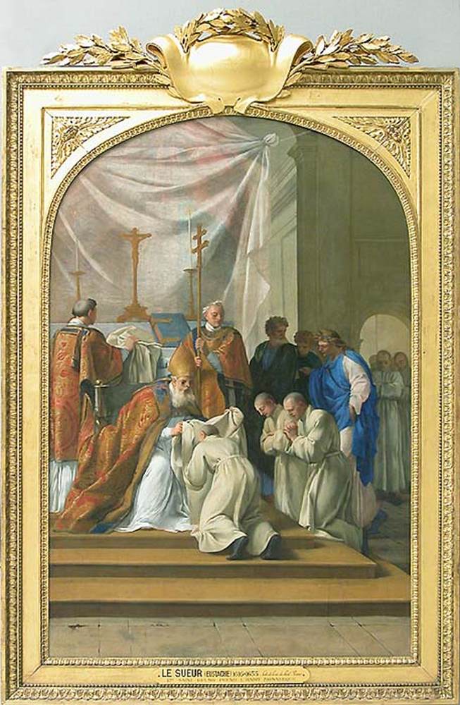Saint Bruno Takes Holy Monastic Orders