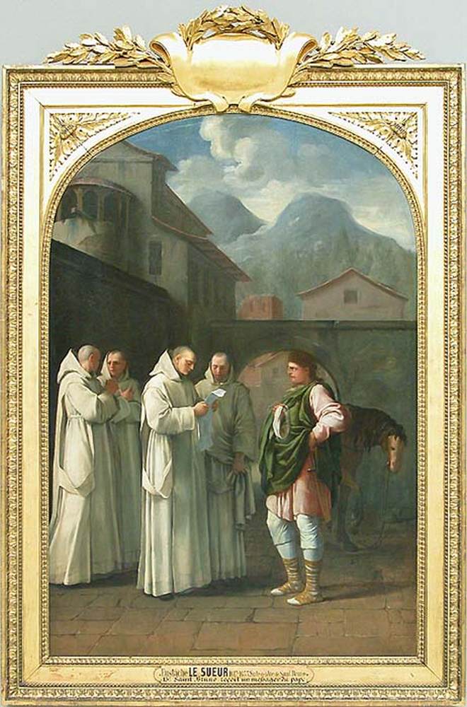 Saint Bruno Receives a Message from the Pope
