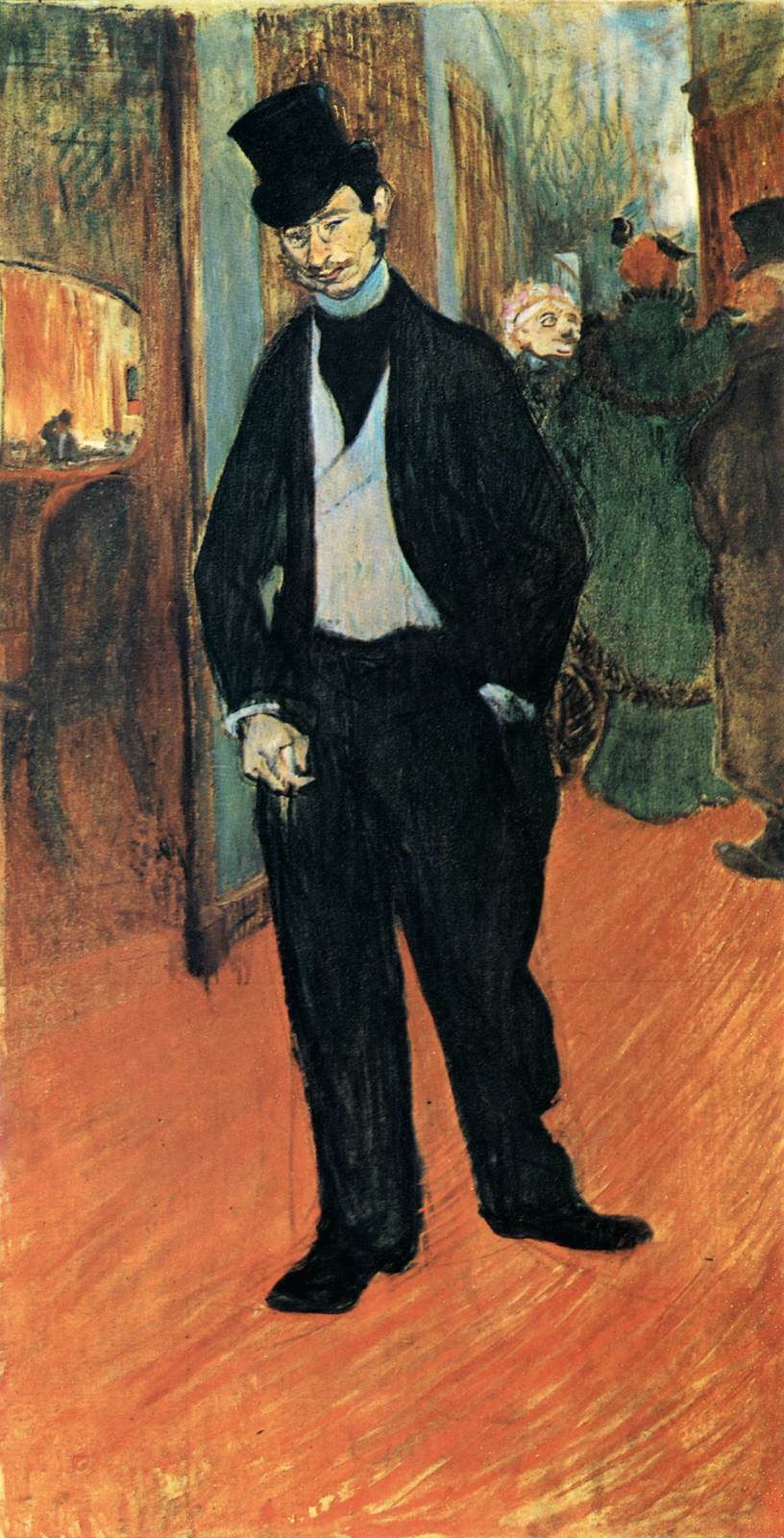 Gabriel Tapié de Céleyran dans le hall du théâtre