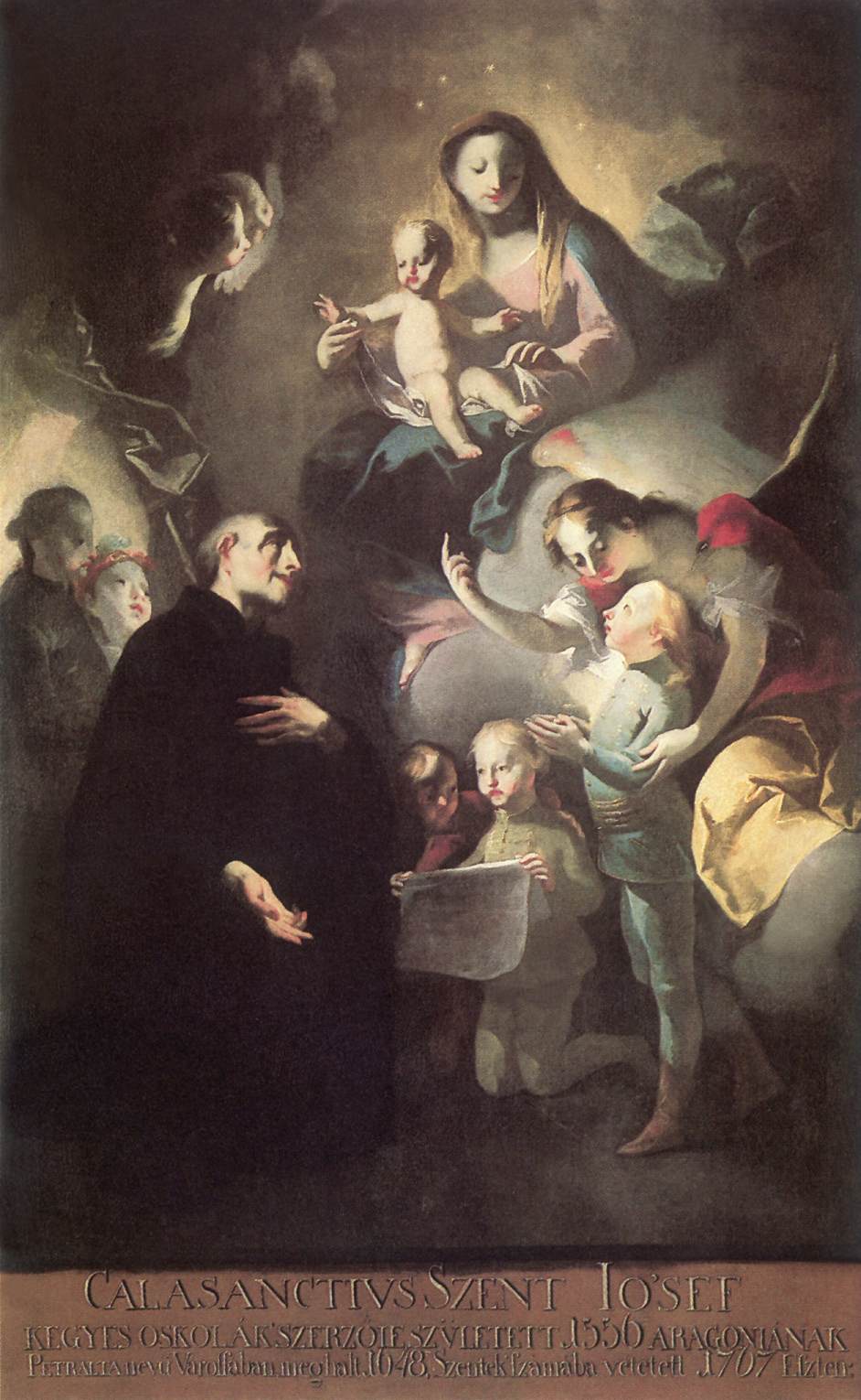 Saint Joseph Calasantio Before the Virgin
