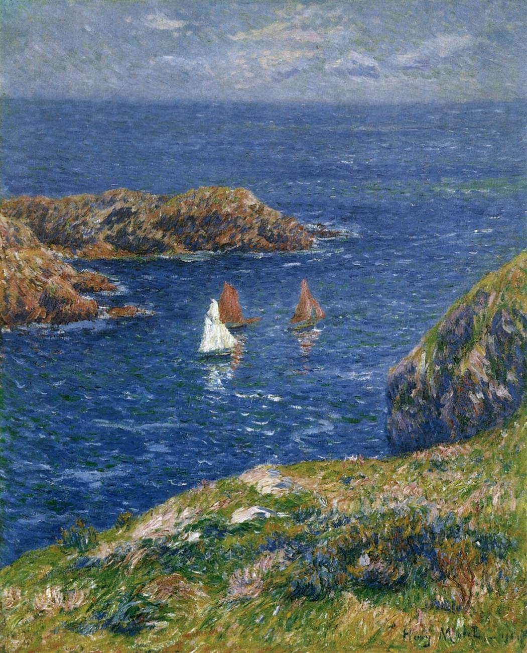 Ouessant, ruhige Meere