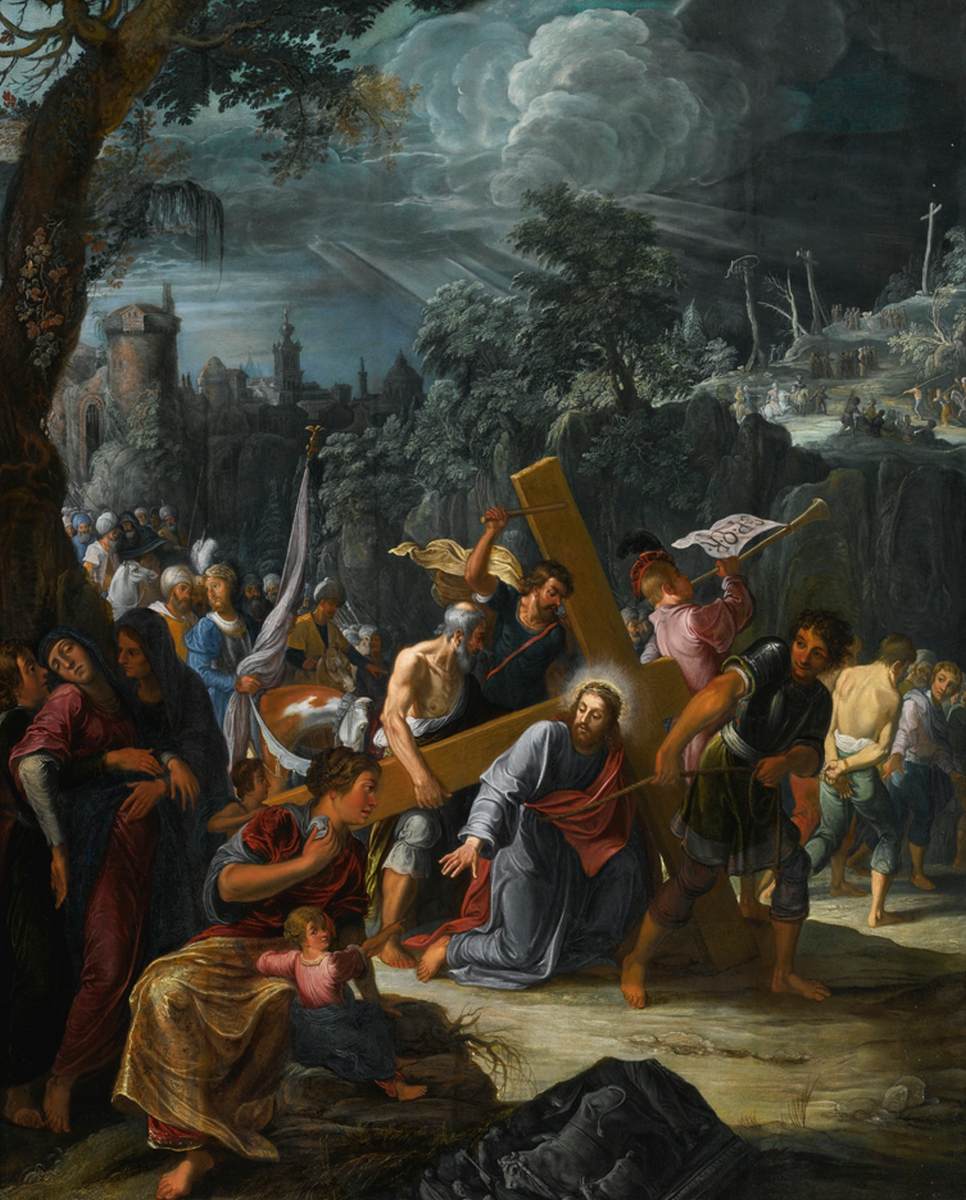 Cristo en El Camino al Calvario