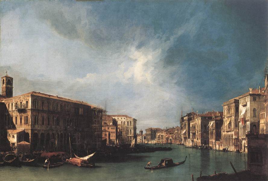 The Grand Canal From Rialto To The North