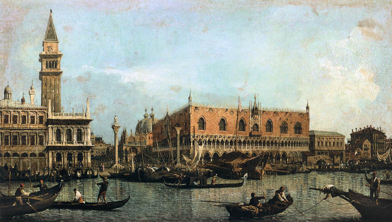 O Molo, visto do Bacino di San Marco