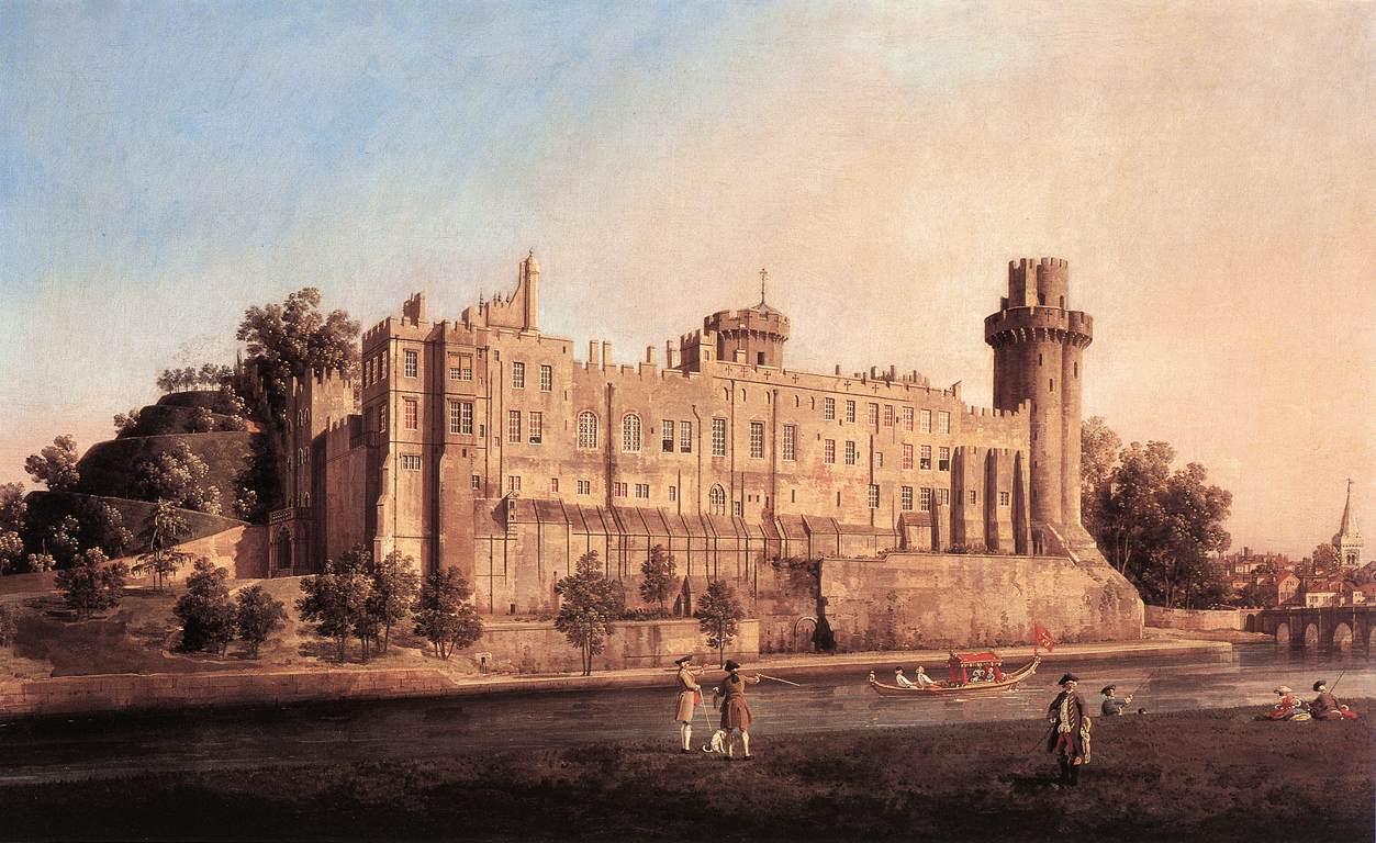 Castelo de Warwick: a frente sul